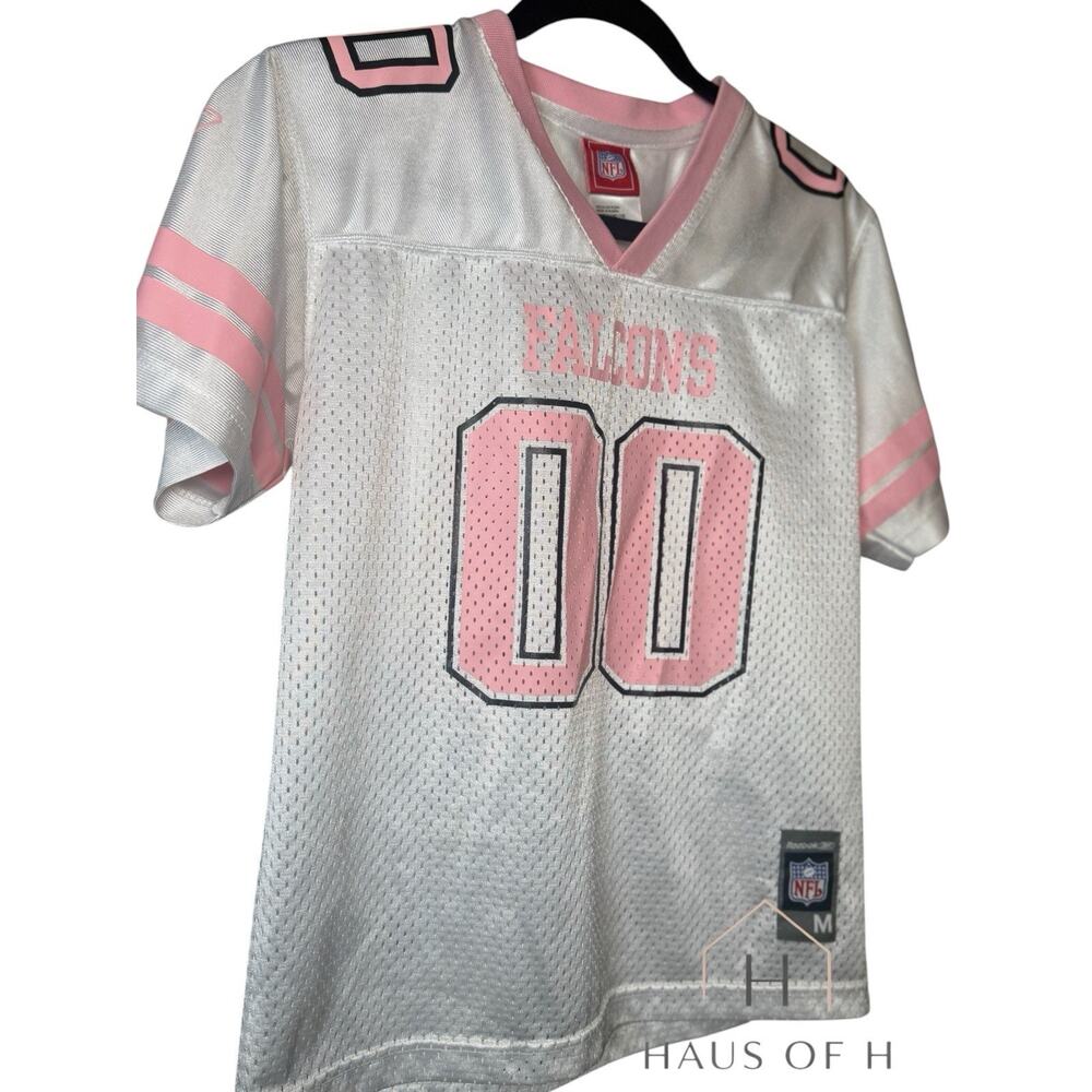 REEBOK Atlanta Falcons #00 nfl Football Jersey Youth *GIRLS* (M-10)